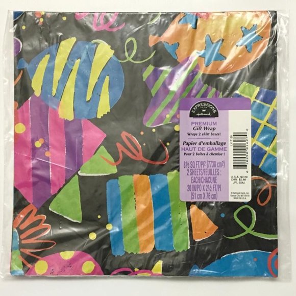 Hallmark Expressions Premium Gift Wrap - For Birthdays - Picture 2 of 4